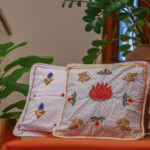 Festive Cushion Covers (handcrafted with Kantha embroidery) - Set of 3