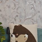 Dog & Puppy Embroidery - Cushion Cover